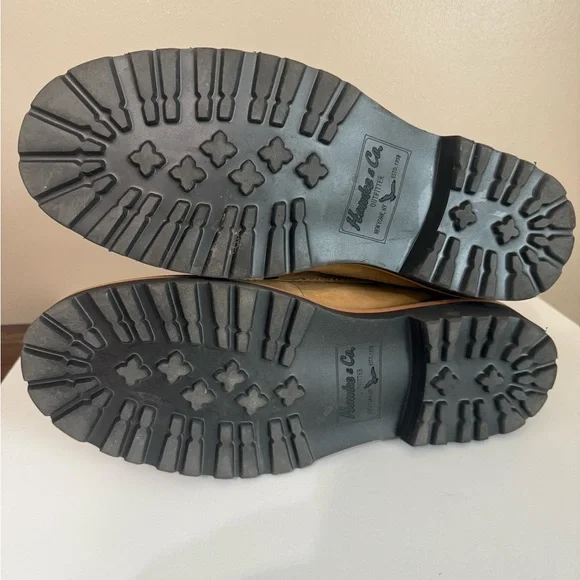 Hawke & Co Harrison Leather Work Boot Tan Brown Water Resistant Lace-Up Men's 11 - Picture 6 of 11